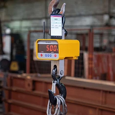 Весы крановые КВ Уралвес-10000-И (S) с индикацией на смартфон