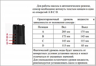 Дренажный насос Беламос Omega 900 SENSOR (250 л/мин., H 8.5, кабель 6 метров)