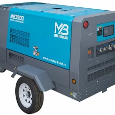 Дизельный винтовой компрессор Master Blast MB390D10 + AC