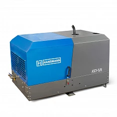 Дизельный винтовой компрессор Hansmann ASCY-5/8 (5 кубов, 8 бар, ПЖД)
