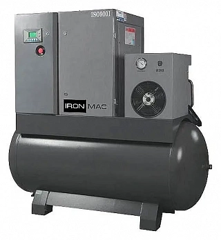 Винтовой компрессор Ironmac IC 10/10 DIGI DF 500L IP65