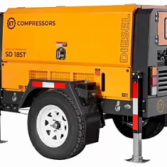 Дизельный винтовой компрессор ET-Compressors ET SD-185T-7 на шасси