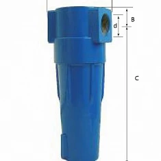 Циклонный сепаратор Dali CAZF-3.6 (2.5-3.6 м3/мин, 16 бар, 3/4") 